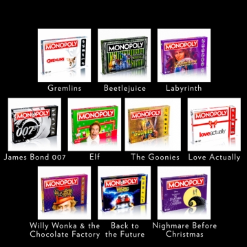 Classic Film Monopoly Board Games