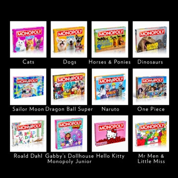 Fun & Novelty Monopoly Board Games