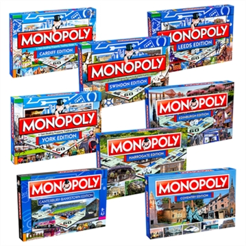 Regional Monopoly Board Games