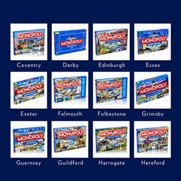 Regional Monopoly Board Games