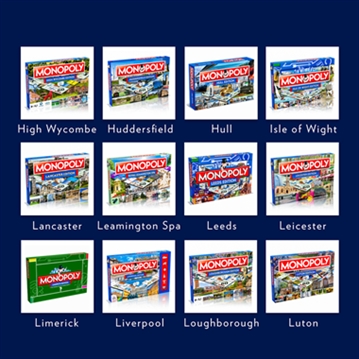 Regional Monopoly Board Games