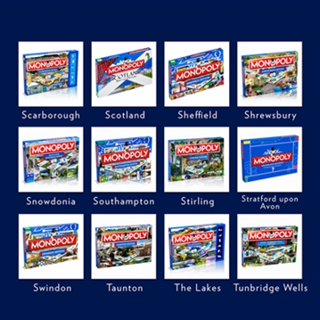 Regional Monopoly Board Games
