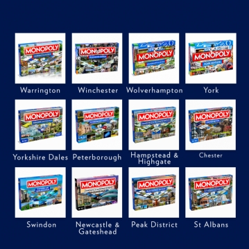 Regional Monopoly Board Games
