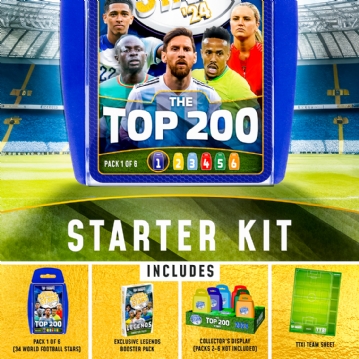 Top Trumps - Top 200 World Football Stars Card Games