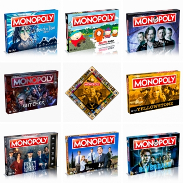 TV Show Monopoly Board Games