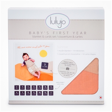 Baby Cotton Swaddle & Milestones Gift Sets