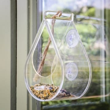 Dewdrop Window Bird Feeder
