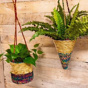 Artisan Hanging Planters