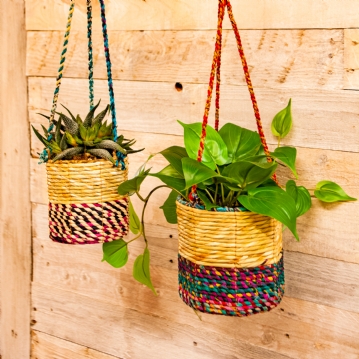 Artisan Hanging Planters