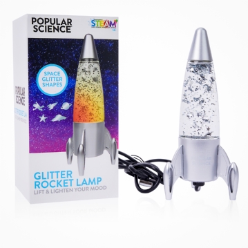 Popular Science - Glitter Rocket Lamp