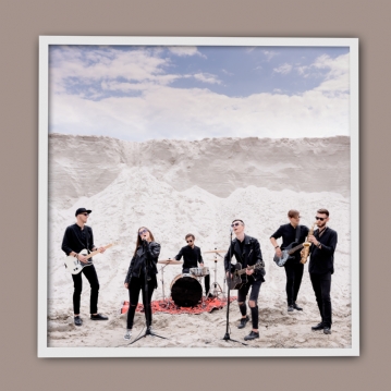 White Record Album Frame