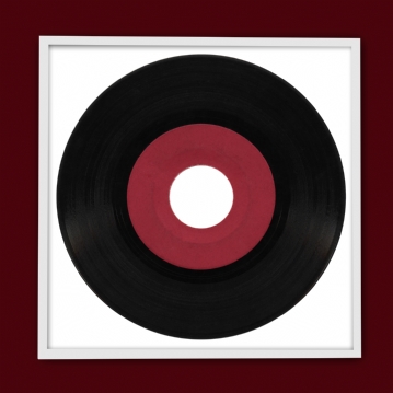 White Record Album Frame