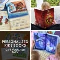 Thumbnail 1 - Personalised Kids Book Choice Voucher Gift Pack