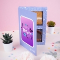 Thumbnail 2 - Purple Mothers Day Personalised Cake in a Card