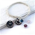 Thumbnail 1 - Personalised Birthstone Charm Bracelet