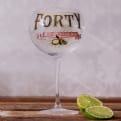 Thumbnail 1 - Prohibition Style 40th Birthday Gin Glass