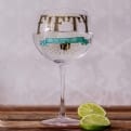 Thumbnail 1 - Prohibition Style 50th Birthday Gin Glass