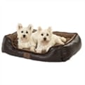 Thumbnail 3 - Personalised Tuscan Faux Leather Dog Bed
