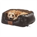 Thumbnail 4 - Personalised Tuscan Faux Leather Dog Bed