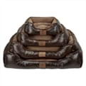Thumbnail 5 - Personalised Tuscan Faux Leather Dog Bed
