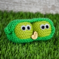 Thumbnail 1 - Hand Knitted Amigurumi Two Peas in a Pod