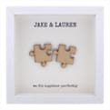 Thumbnail 1 - 'We Fit Together' Personalised Jigsaw Piece Wooden Box Frame