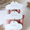 Thumbnail 2 - Handmade Welcome to the World Cloud Hanging Decoration