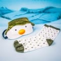 Thumbnail 1 - Snowman Sleep Mask & Socks Set