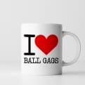 Thumbnail 1 - i love ball gags mug