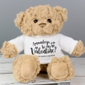 Thumbnail 4 - Personalised Be My Valentine Teddy Bear