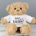 Thumbnail 5 - Personalised Be My Valentine Teddy Bear