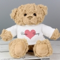 Thumbnail 3 - Personalised Love Heart Teddy Bear