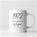 Thumbnail 3 - Classy 50th Birthday Year Personalised Mug
