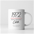Thumbnail 6 - Classy 50th Birthday Year Personalised Mug