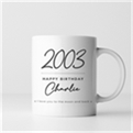 Thumbnail 3 - Personalised Classy Special Birthday Year Mug