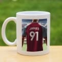 Thumbnail 1 - Personalised Football Shirt Mug