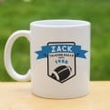 Thumbnail 1 - Personalised "Talking Balls" American Football Year Mug
