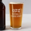 Thumbnail 1 - Football's Coming Home Beer Glass