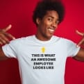 Thumbnail 2 - Awesome Employee Men and Women's T-Shirts