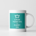 Thumbnail 2 - Funny Keep Calm and Carry On Mug 