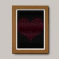 Thumbnail 4 - Personalised Names Heart Custom Poster