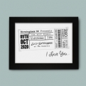Thumbnail 9 - Personalised Concert Ticket Poster