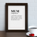 Thumbnail 1 - dictionary definition personalised mum print
