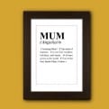 Thumbnail 5 - dictionary definition personalised mum print