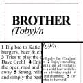Thumbnail 3 - Personalised Brother Definition Print