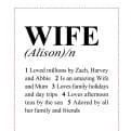 Thumbnail 7 - Personalised Wife Definition Poster