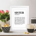 Thumbnail 1 - Personalised Sister Dictionary Definition Print