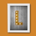Thumbnail 2 - Marquee Letter Print