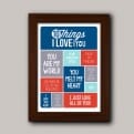 Thumbnail 4 - Personalised 10 Things I Love About You Poster