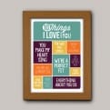 Thumbnail 9 - Personalised 10 Things I Love About You Poster